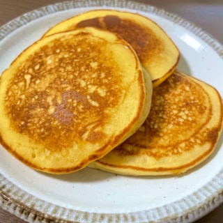 もちふわ♡米粉とおからのパンケーキ